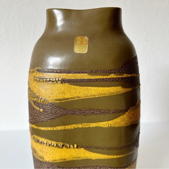 SOLD Ⓜ️ | Vintage 1970’s MCM Royal Haeger Free Form Earth Wrap Pottery Vase - Picture 11 of 14